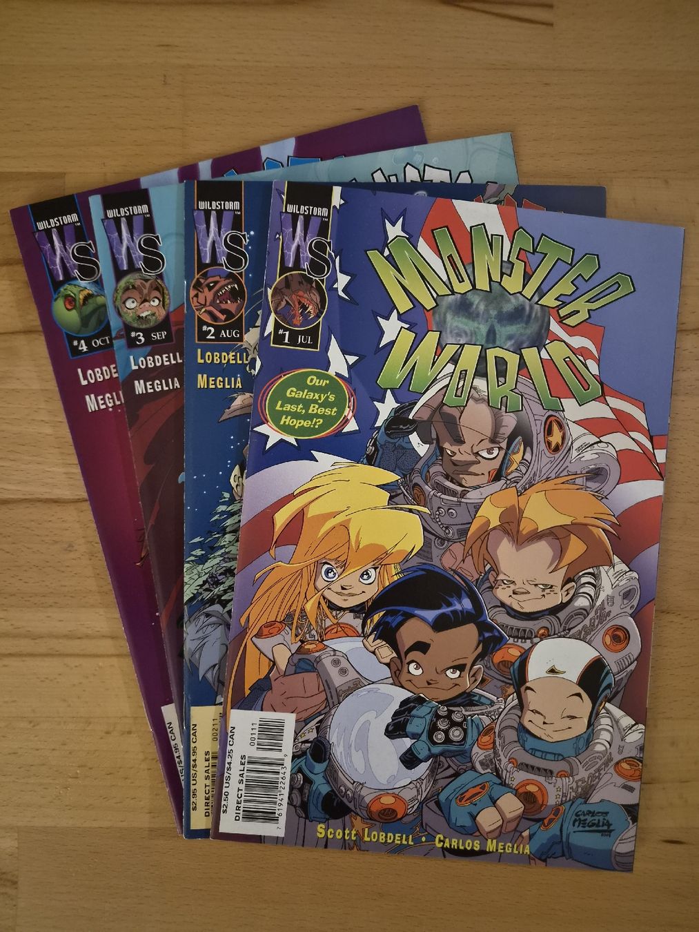 BD: Monster World #1-4 (complete) – D'occasion à Biel/Bienne par collector_comics
