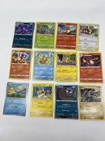 Pokémon karten 12 stk Gemischt glumanda, pikachu, eevee