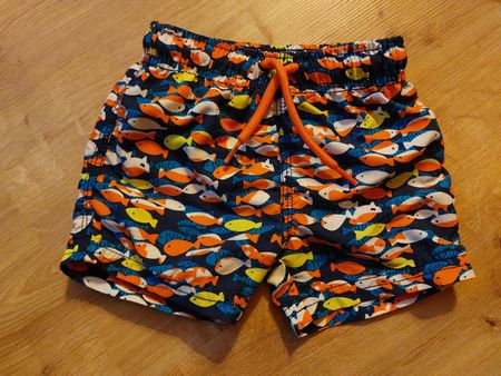 Badehose Gr. 68 mit Fischmuster - Du Pareil Au Même 