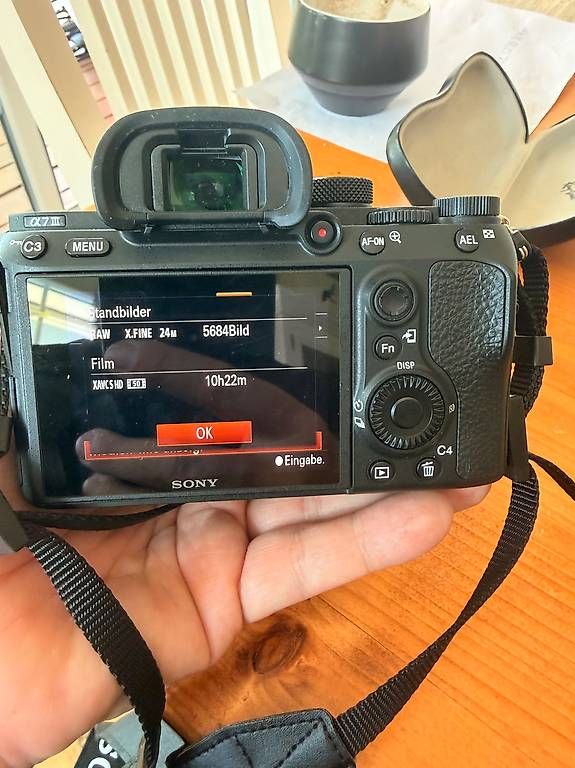 Sony Kamera: Sony A7 III Vollformat Kamera  kaum benutzt – Gebraucht aus Dickbuch von Chrisdee0202 2