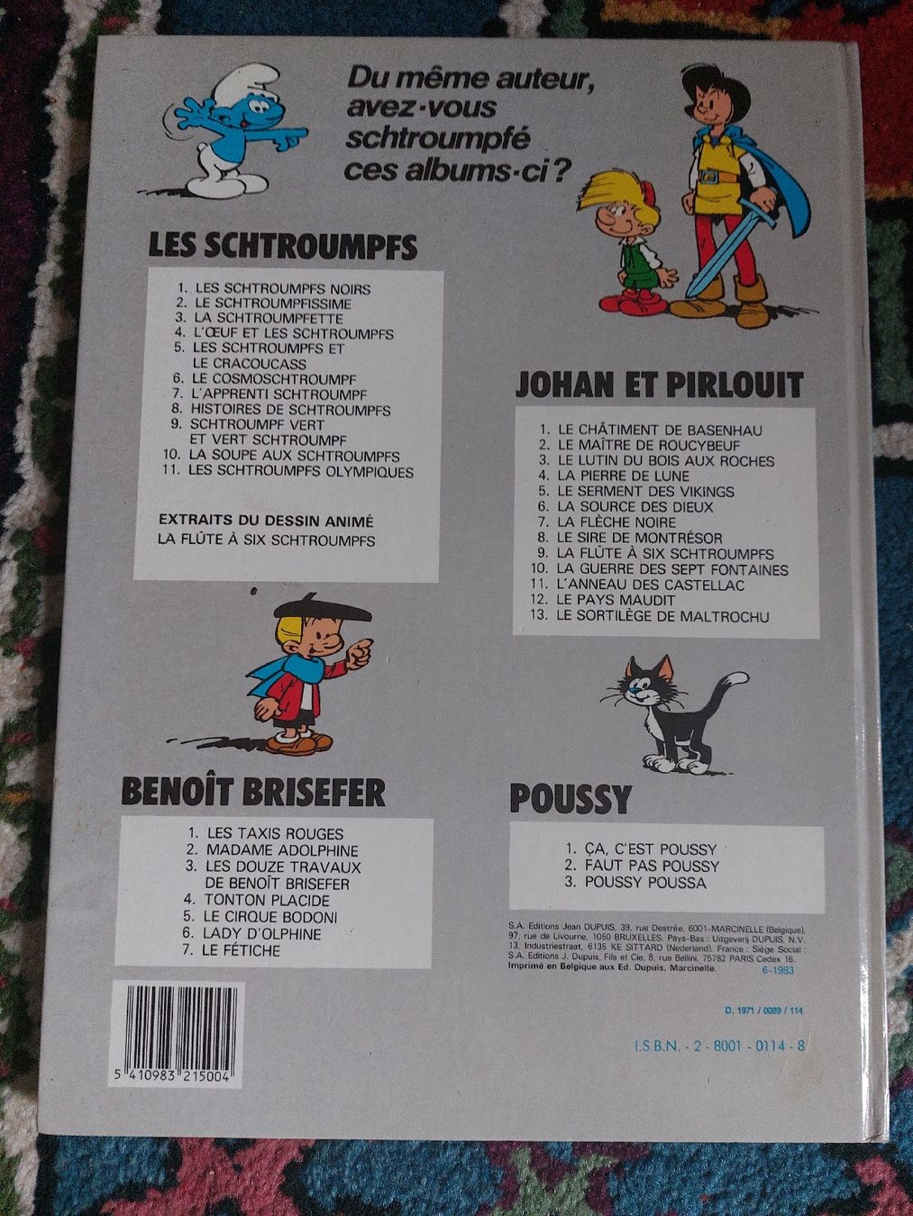Fumetti: BD L’apprenti schtroumpf  – Usato da Bonfol venduto da Lilalune 1