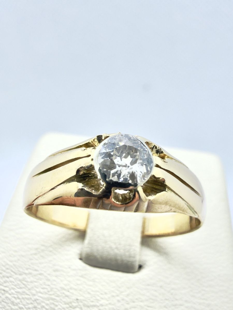 Anelli: 585 Gold Ring 050 Ct Brillant – Usato da Murg venduto da MTGold