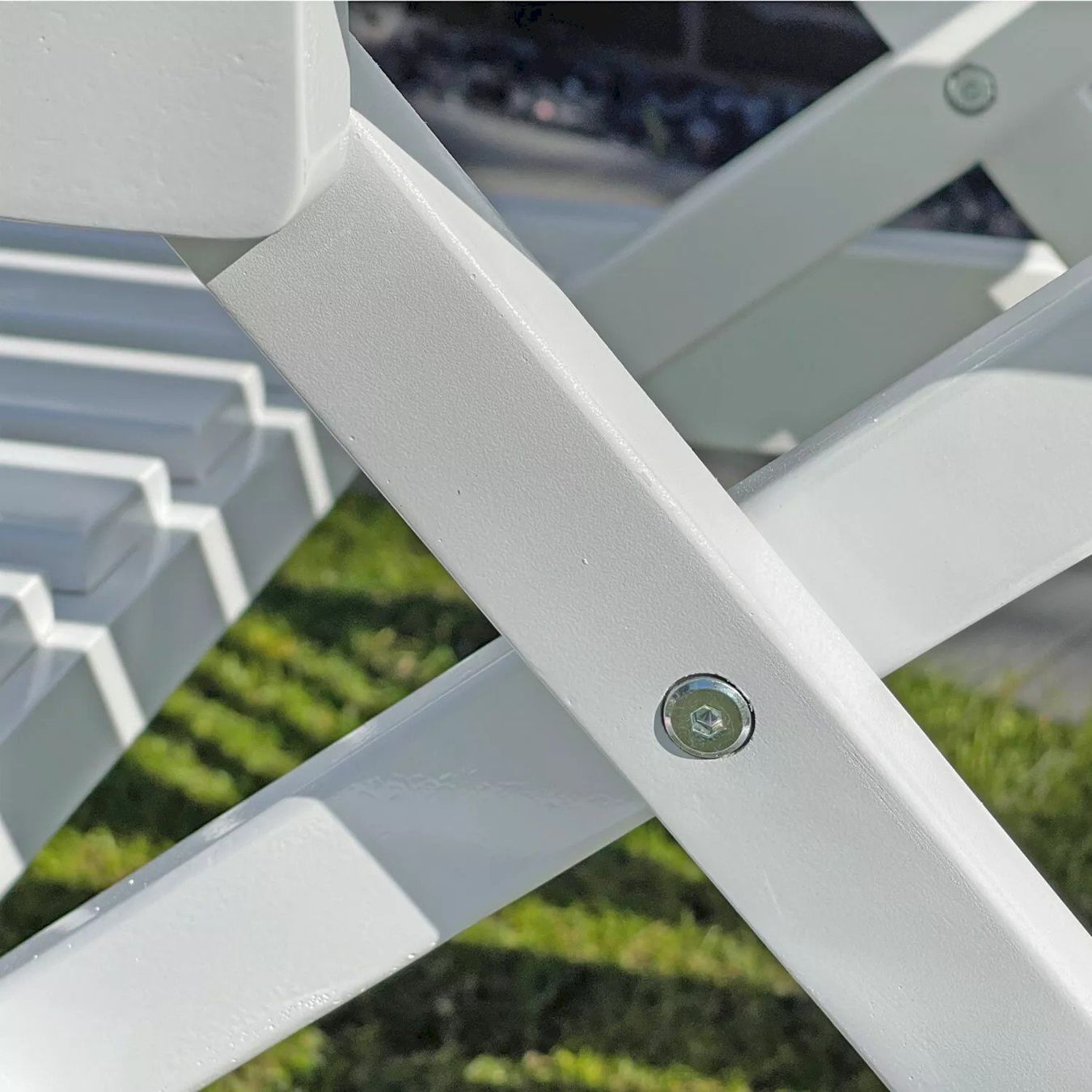 Bancs: Gartenbank mit Tisch weiß – Neuf avec emballage d'origine à Bottighofen par zaap 5