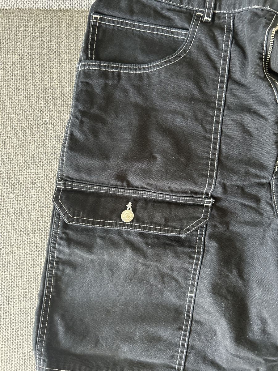 Weekday Pantaloni: Schwarze Weekday Cargo Shorts, Gr. 54 – Usato da Niederuzwil venduto da stoeljucki 3
