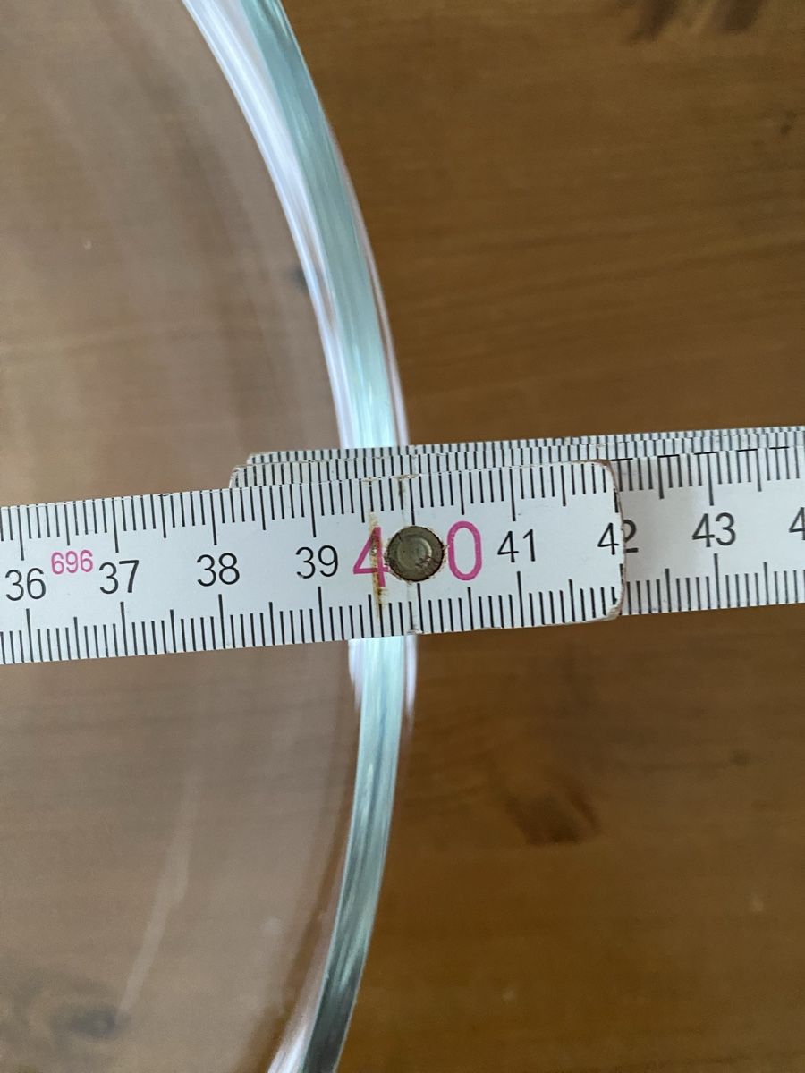 Schalen: Elegante, riesige Glasschale für Früchte oder Deko – Gebraucht aus St.Gallen von kingsamas 3