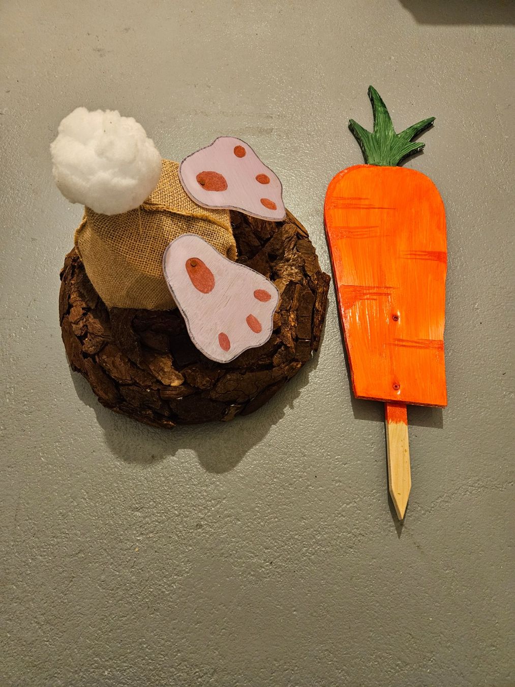 Tutte le decorazioni: Ostern, Hase + Karotte, Hasengrube, Osterdeko – Nuovo (secondo la descrizione) da Brunnen venduto da kent03 3