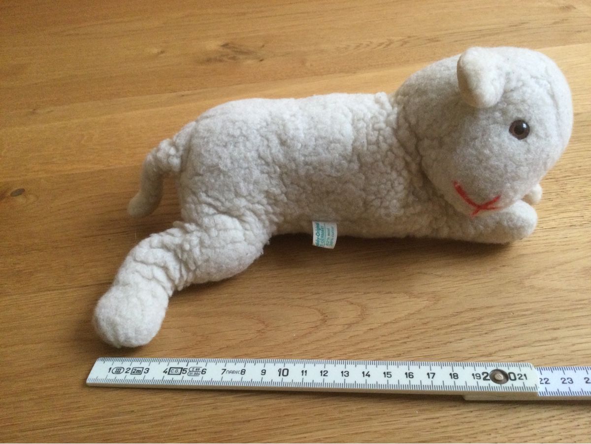 Teddy Hermann Spielzeuge: Plüschtier Wolle – Gebraucht aus Sarnen von hhu59