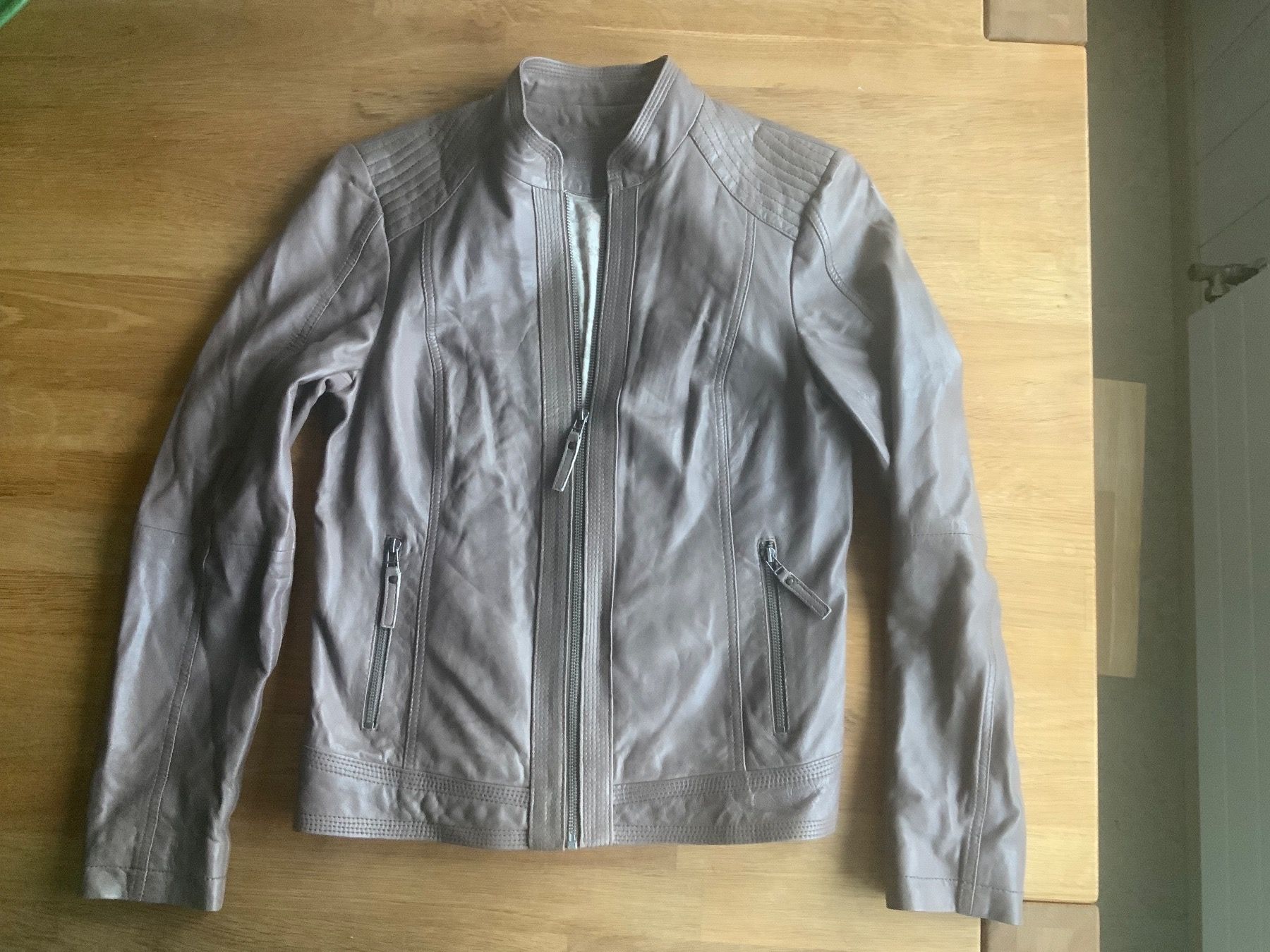 Jacken: Lederjacke braungrau Gr. 38 – Gebraucht aus Grünen von Coia 6