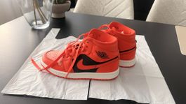 Nike Air Jordan 1 Mid orange Grösse 37.5 Gebraucht