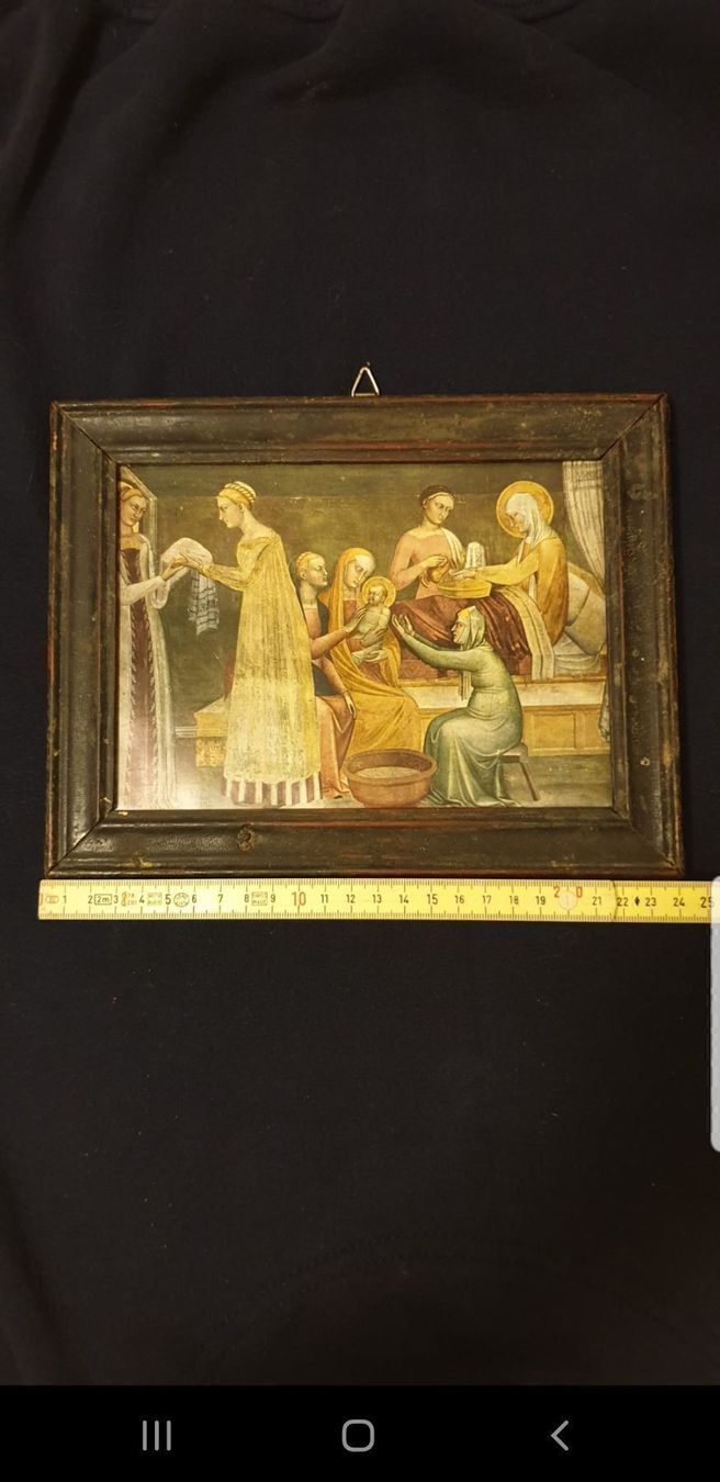 Dipinti: 2 christliche Kunstdrucke m. Holzrahmen – Usato da Staufen venduto da jasminm01 2
