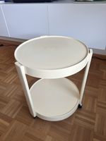 Vintage Space Age Kastilia Beistelltisch auf Rollen/Barwagen