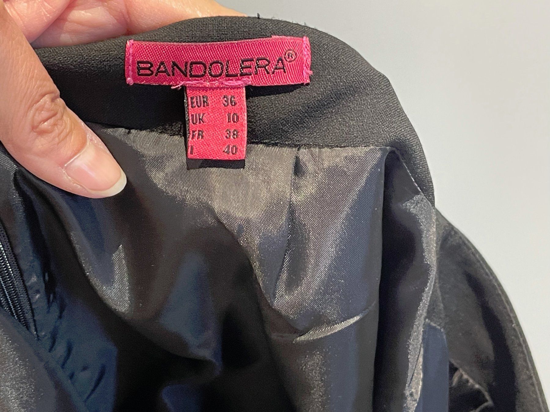Gonne: Jupe noire chic - Bandolera - taille 36 – Usato da Colombier NE venduto da Nikkon 3