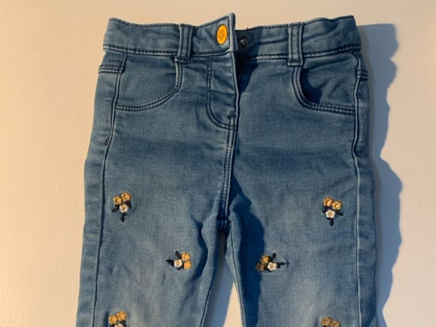 Pantaloni: Joli Jeans à fleurs Orchestra 74 – Usato da Cartigny venduto da l.luckuit