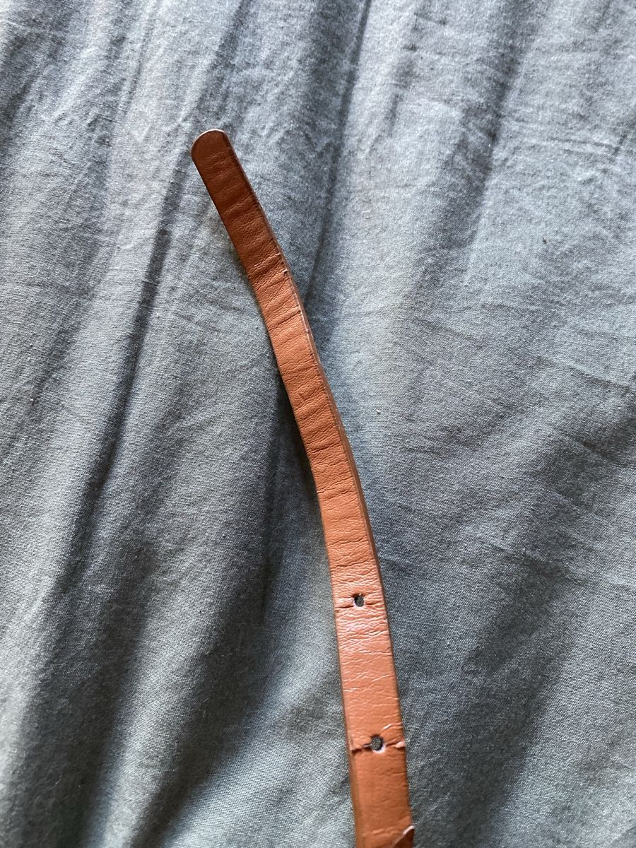 Gürtel: Ceinture en cuir marron fine – Gebraucht aus Lausanne von els_wlr2 1