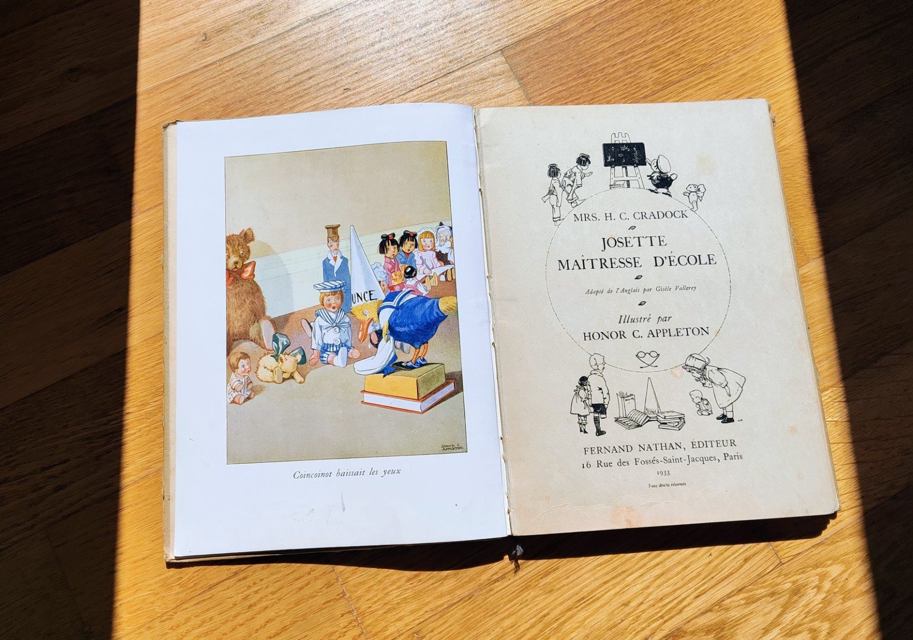 Libri: Josette maîtresse d'école - Cradock H. C. Appleton Honor C – Usato da Carouge GE venduto da for_8yym 1