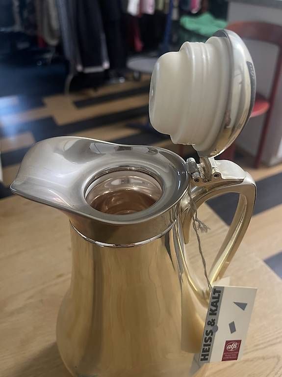 Caraffe: Alfi Studio Saphir Thermoskanne versilbert – Usato da Schlieren venduto da Maximusss76 3