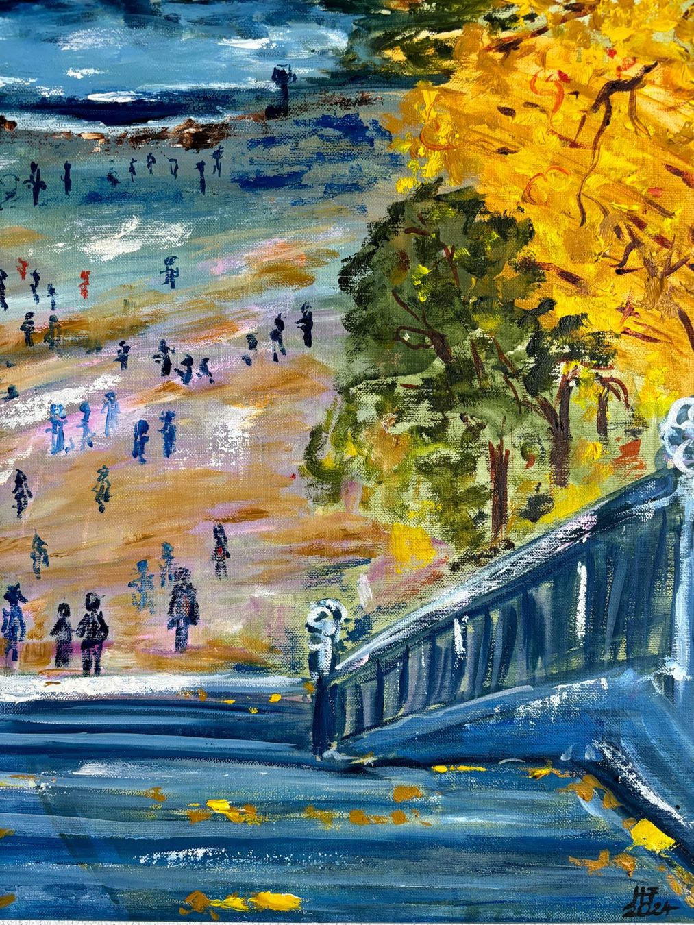 Dipinti: Herbst in New York City – Nuovo (secondo la descrizione) da Cham venduto da Felha 9