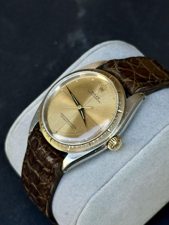 Rolex Orologi: Rolex Oyster Perpetual Zephyr Stahl/Gold Autom. 1952 – Usato da Winterthur venduto da YSCHU 1