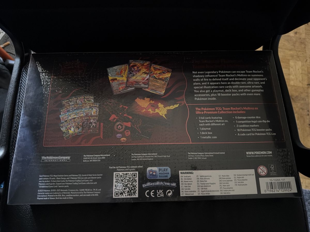 Pokémon Carte collezionabili: UPC TEAM ROCKET SULFURA EX – Nuovo e nell'imballaggio originale da Genève venduto da Casperxx6 1