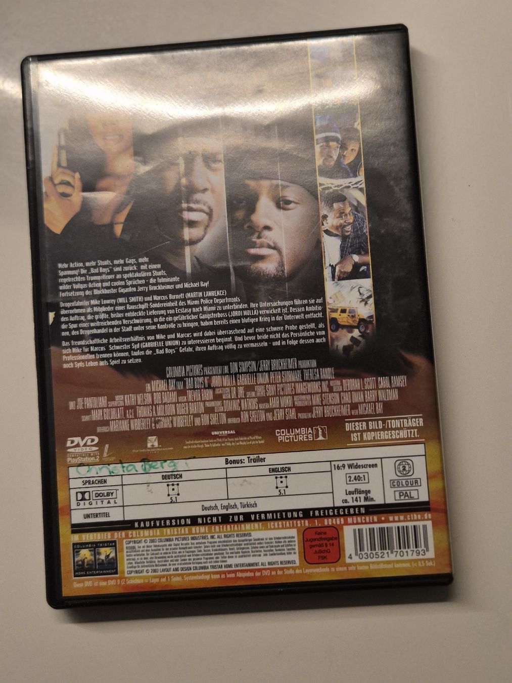 Alle DVDs: DVD Bad Boys II Extended Version  – Gebraucht aus Krauchthal von SamsPuce 1