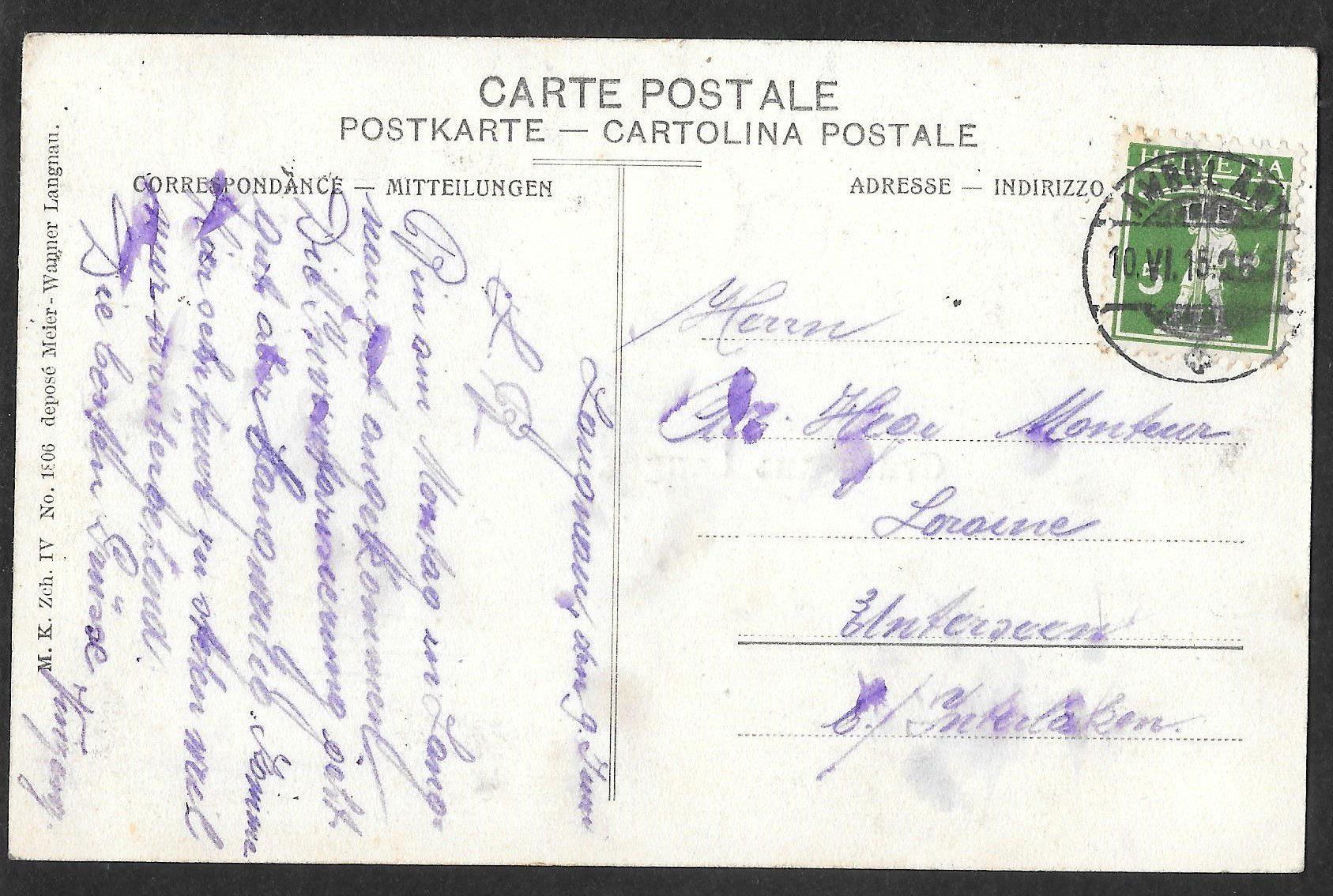 Cartoline postali: Langnau im Emmental 5 Bilder – Usato da Olten venduto da clotaldi 1