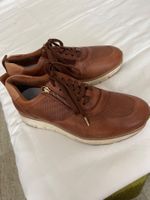 Tamaris Sneaker Leder braun mit Reissverschluss gebraucht