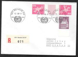 R-Sonderbrief S. 691 50 Jahre BIT Genève 15.1.1969