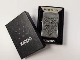 Zippo Feuerzeug Kreuz Motiv Selten
