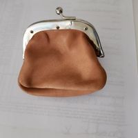 Portemonnie Echt Leder Braun,  alt aus Oma Zeit kein Kitsch