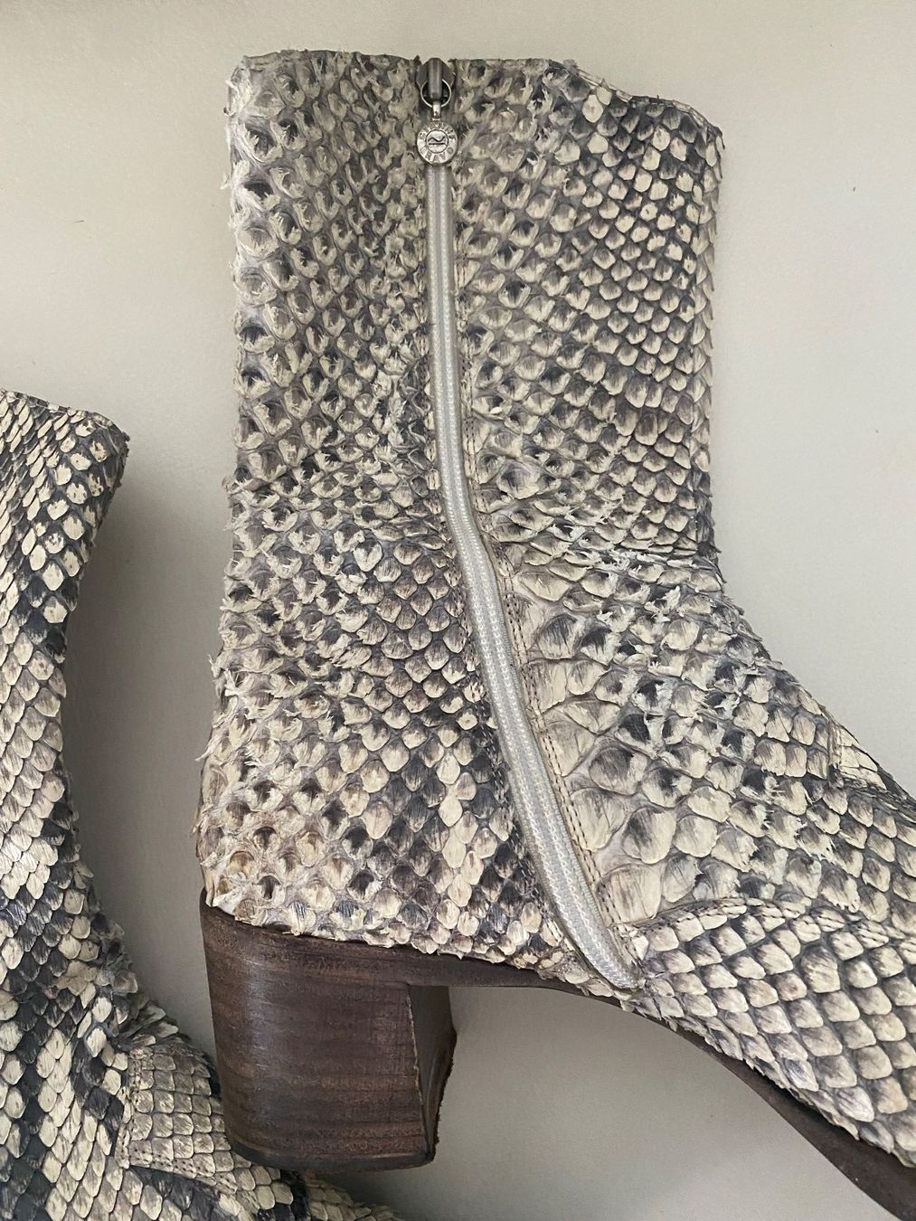 Scarpe da donna: RARITÄT - edler GIANNI BRAVO Python Stiefel, 39 – Usato da Winkel venduto da ferrari2022 5