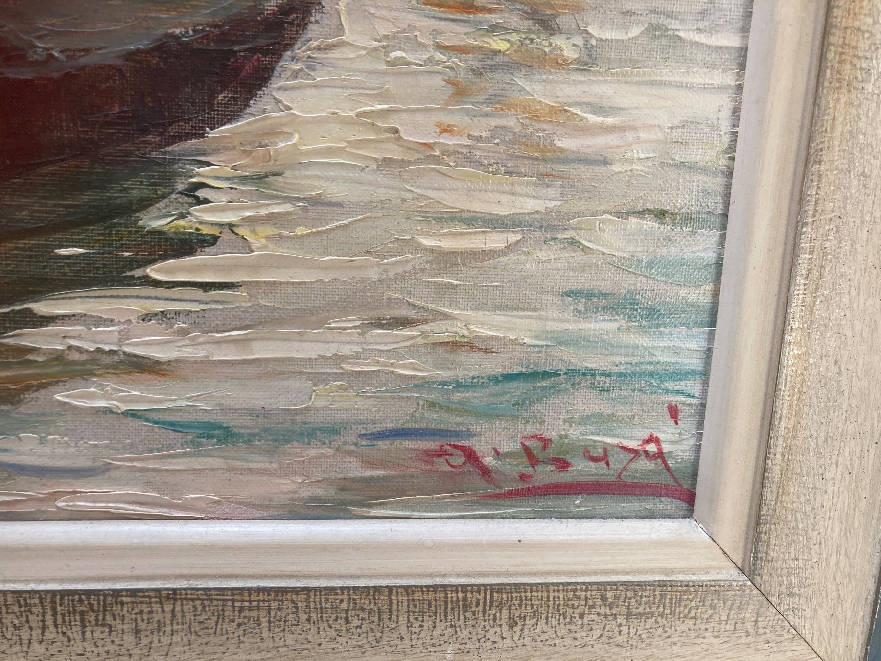 Tableaux: Segelbot -  Oelbild – D'occasion à zürich par papalapa 1