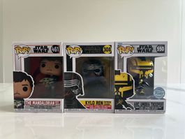 3 Funko Pop! Figuren - Star Wars