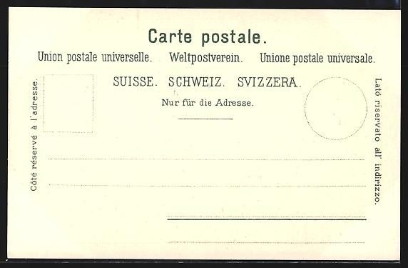 Ansichtskarten: Litho Luzern, Ortsansicht mit Pilatus, G – Gebraucht aus Berlin von bartko-reher 1