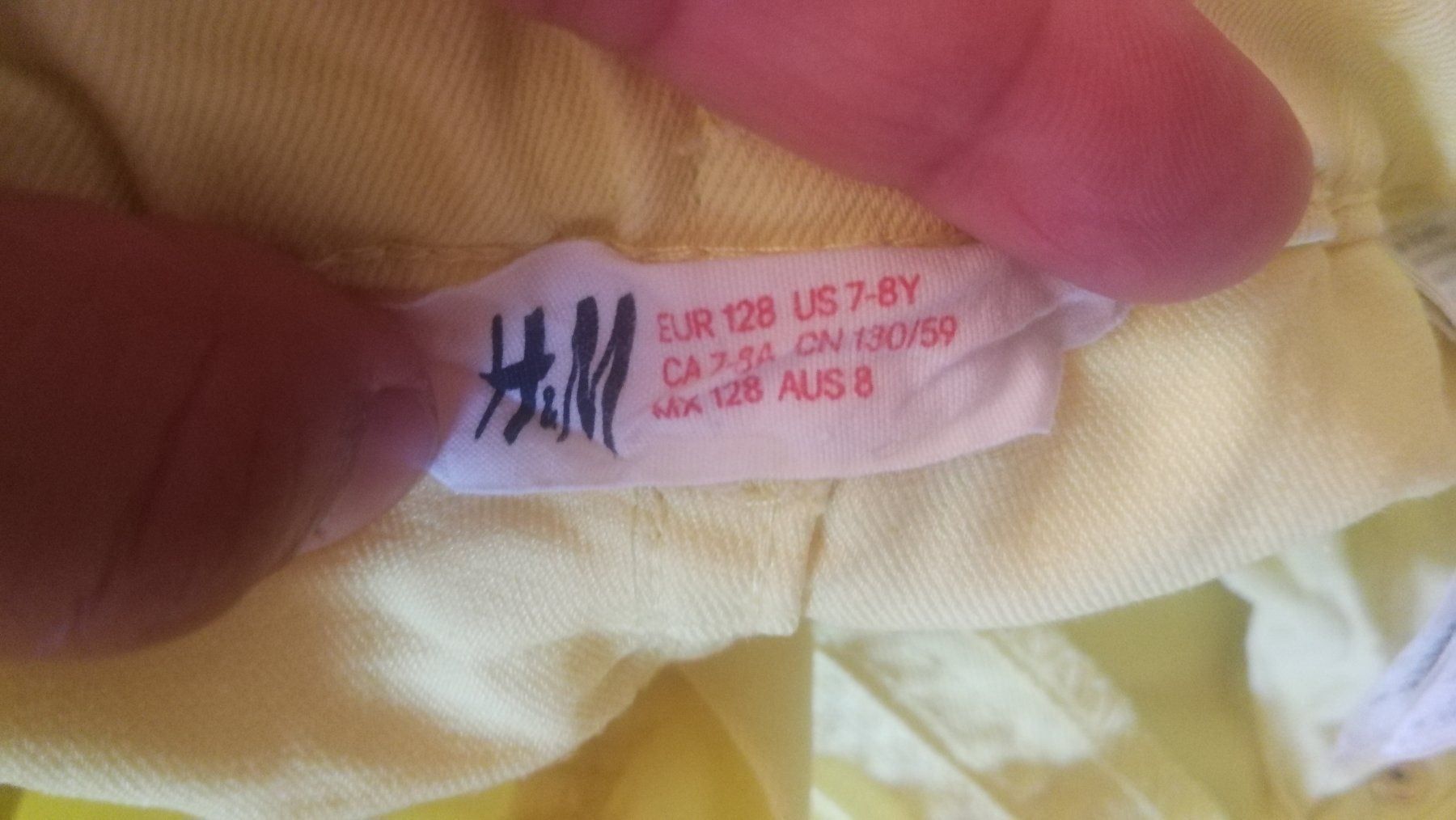 H&M Pantaloni: Gelbe Hose H&M Gr128 – Usato da Zürich venduto da laude 2