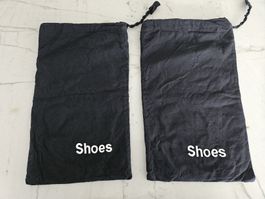 Originale Schuhe Staubbeutel, schwarz, neuwertig, 2 Stk.