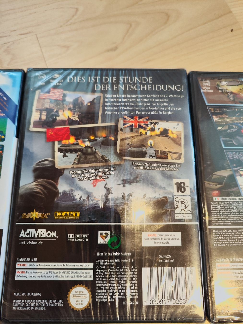 Nintendo Giochi: 3 Gamecube Spiele OVP Sealed: Worms, CoD, NFS – Nuovo e nell'imballaggio originale da Dinhard venduto da seuzacher 3