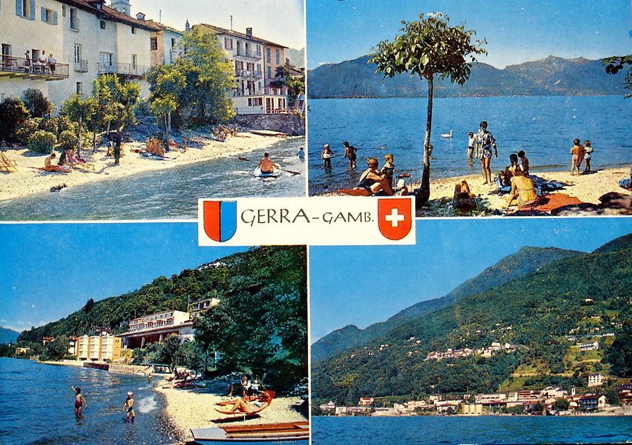 Ansichtskarten: GERRA GAMBAROGNO Lago Maggiore – Gebraucht aus Jona von philajona