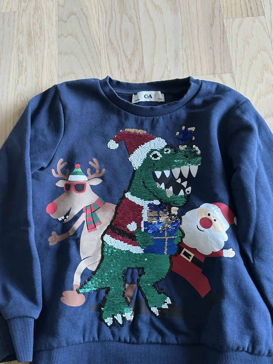 C&A Maglioni & Felpe: Winter Pullover, C&A, Gr. 122, Weihnachten, Dino, Top! – Usato da Esslingen venduto da mar_78x2 1