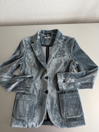 Circolo 1901 Samt Blazer, hellblau, Grösse S Top Zustand!