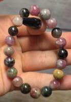 Regenbogen Turmalin Armband B 9.8mm
