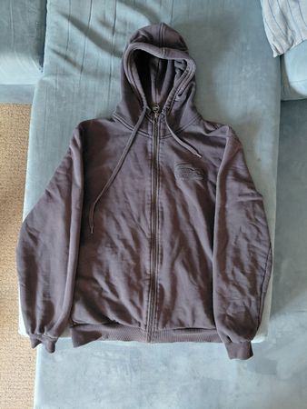 Lacoste Kapuzenjacke grau Grösse 4 gut erhalten