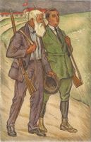 1824 - 1924  FESTKARTE  SCHWEIZERISCHER  SCHÜTZENVEREIN