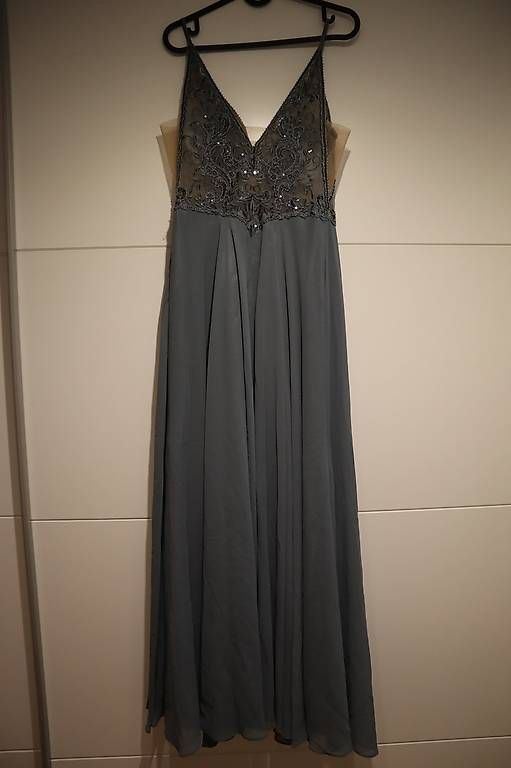 Vestiti: Abendkleid Farbe Eukalyptus – Usato da Untereggen venduto da mic_d2tq 4