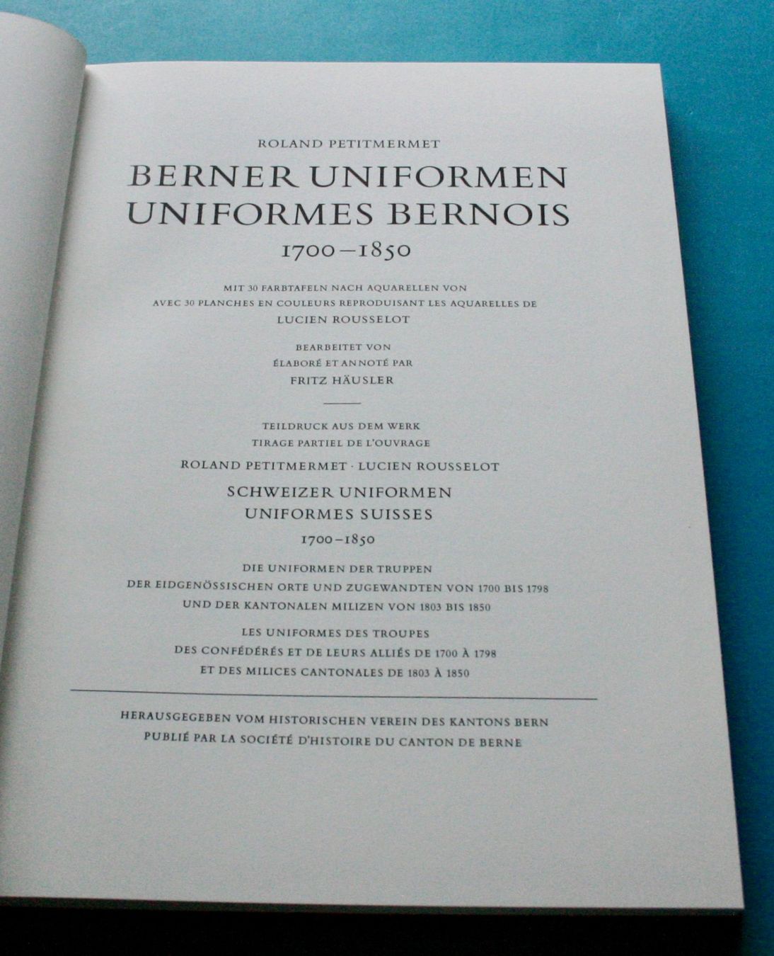 Libri: BERNER UNIFORMEN  UNIFORMES BERNOIS – Usato da Winkel venduto da franzxaver60 1
