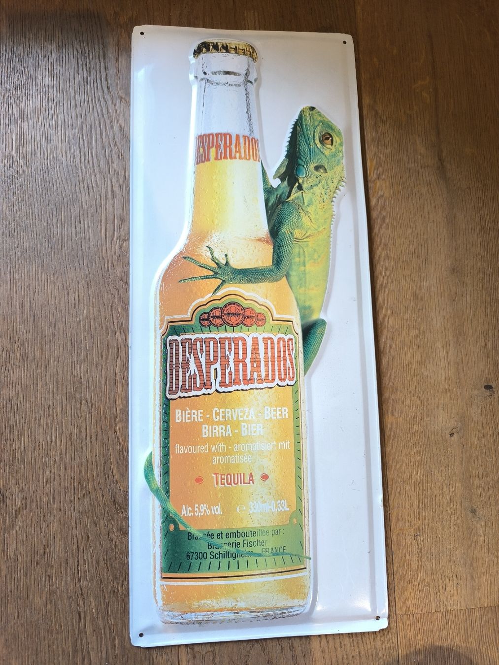 Schilder: Desperados Bier Werbeschild Blech – Gebraucht aus Altdorf UR von Rafi84