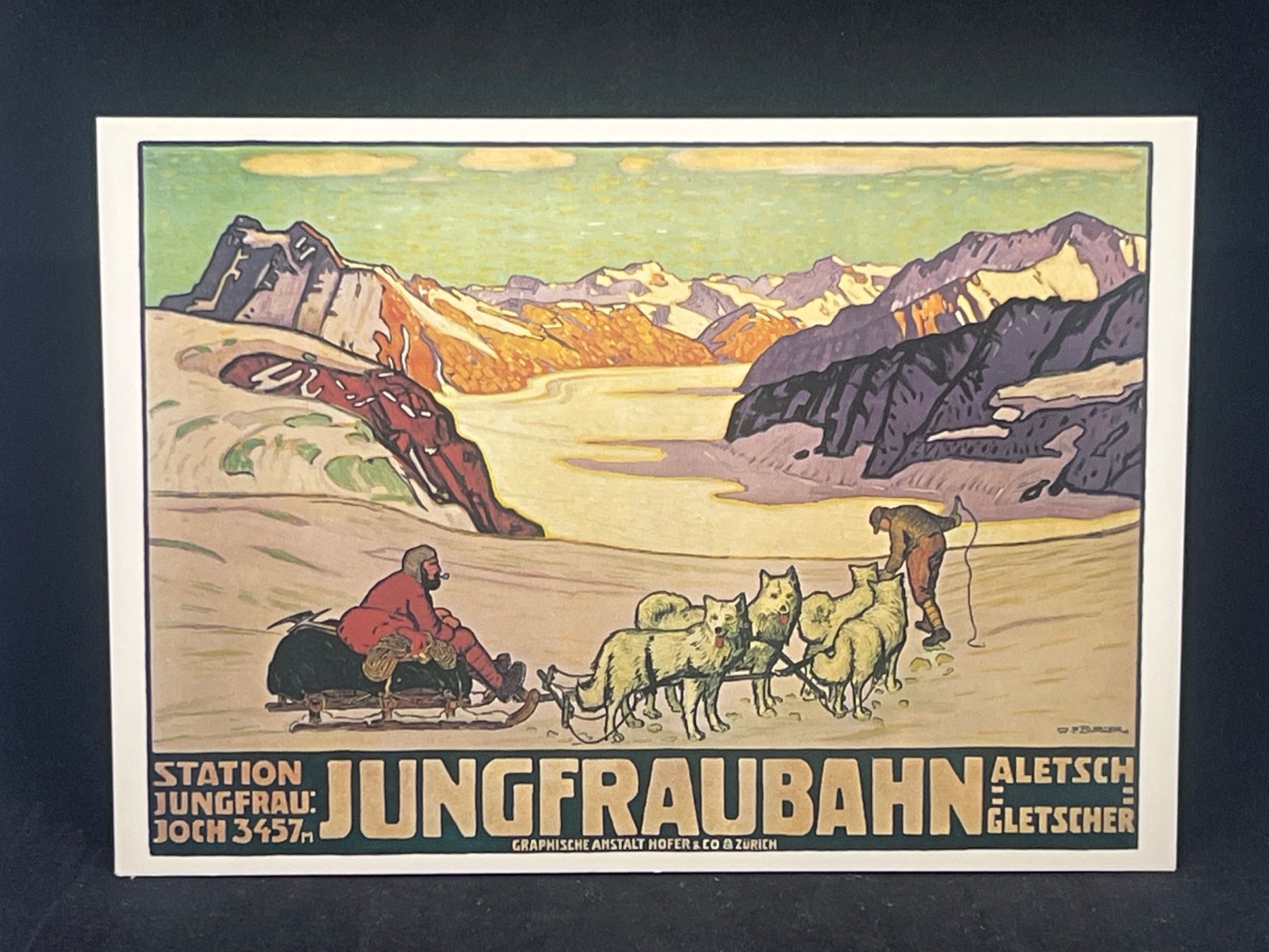 Cartoline postali: Ansichtskarte: Jungfraubahn – Usato da Widnau venduto da Brusi9