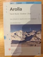 Carte Swisstopo hiver Arolla