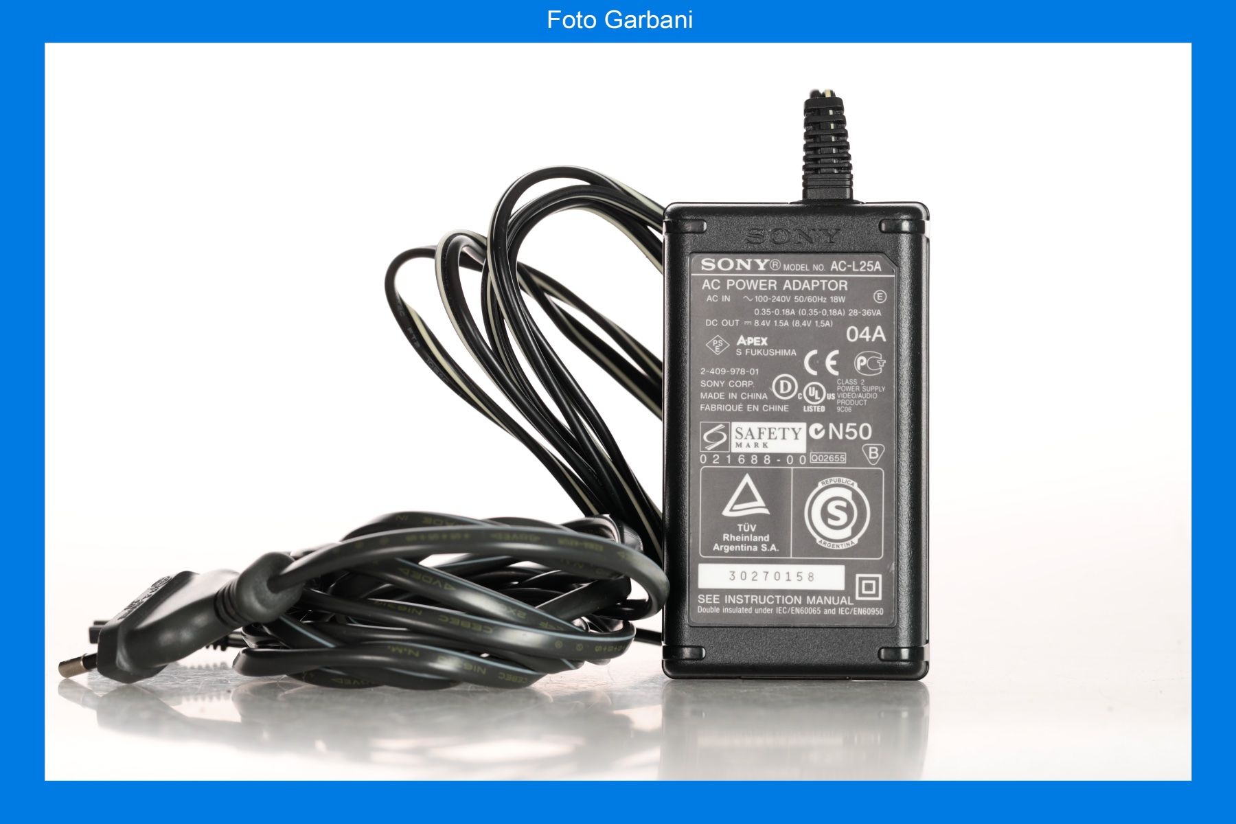 Altri Accessori: Caricatore Sony AC-L25A – Usato da Muralto venduto da FotoGarbani