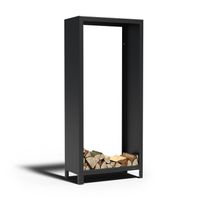Kaminholzregal 80x40x158 cm | Stahl schwarz