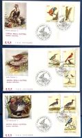 1989 Vatikan FDC  Naturschutz : Vogel Satz Mi n. 976 - 983